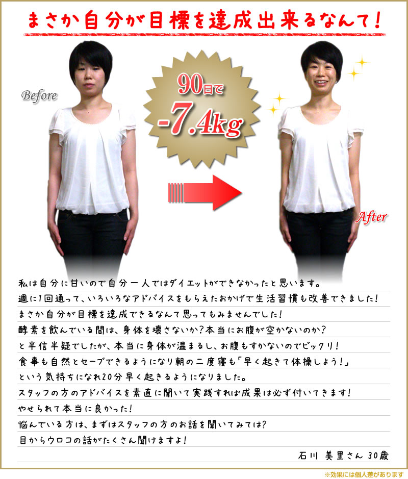 まさか自分が目標を達成出来るなんて！